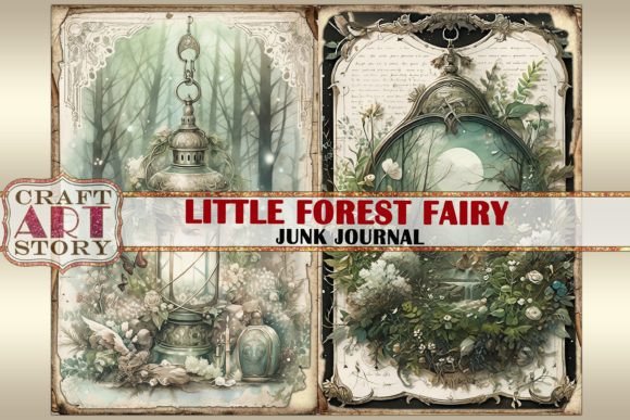 Download Little Forest Fairy Fantasy Junk Journal - Forest Collection