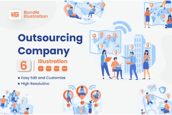 Download Outsourcing Company Set Bundle - Set Collection