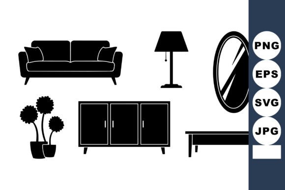Download Minimalist Home Decor Icons Set - Eco Collection