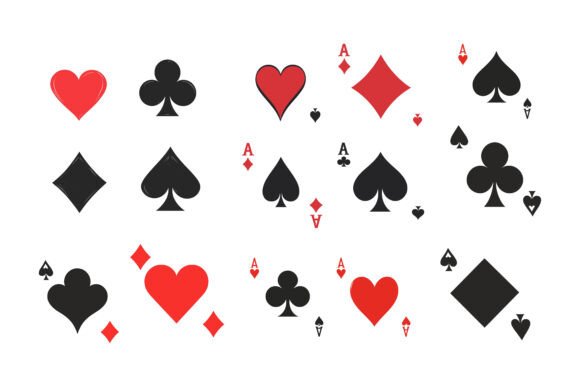 Download Set of Vector Playing Card Symbols - Set Collection