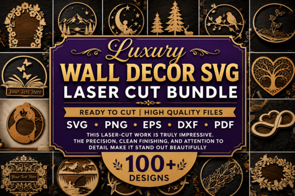 Download Luxury Wall Decor SVG Collection Bundle - Eco Collection
