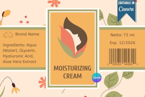 Download Moisturizing Cream Label Template - Label Collection