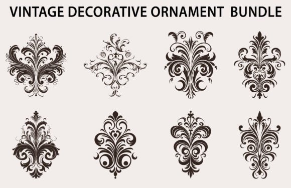 Download Set of Decorative Design Element Vector - Eco Collection
